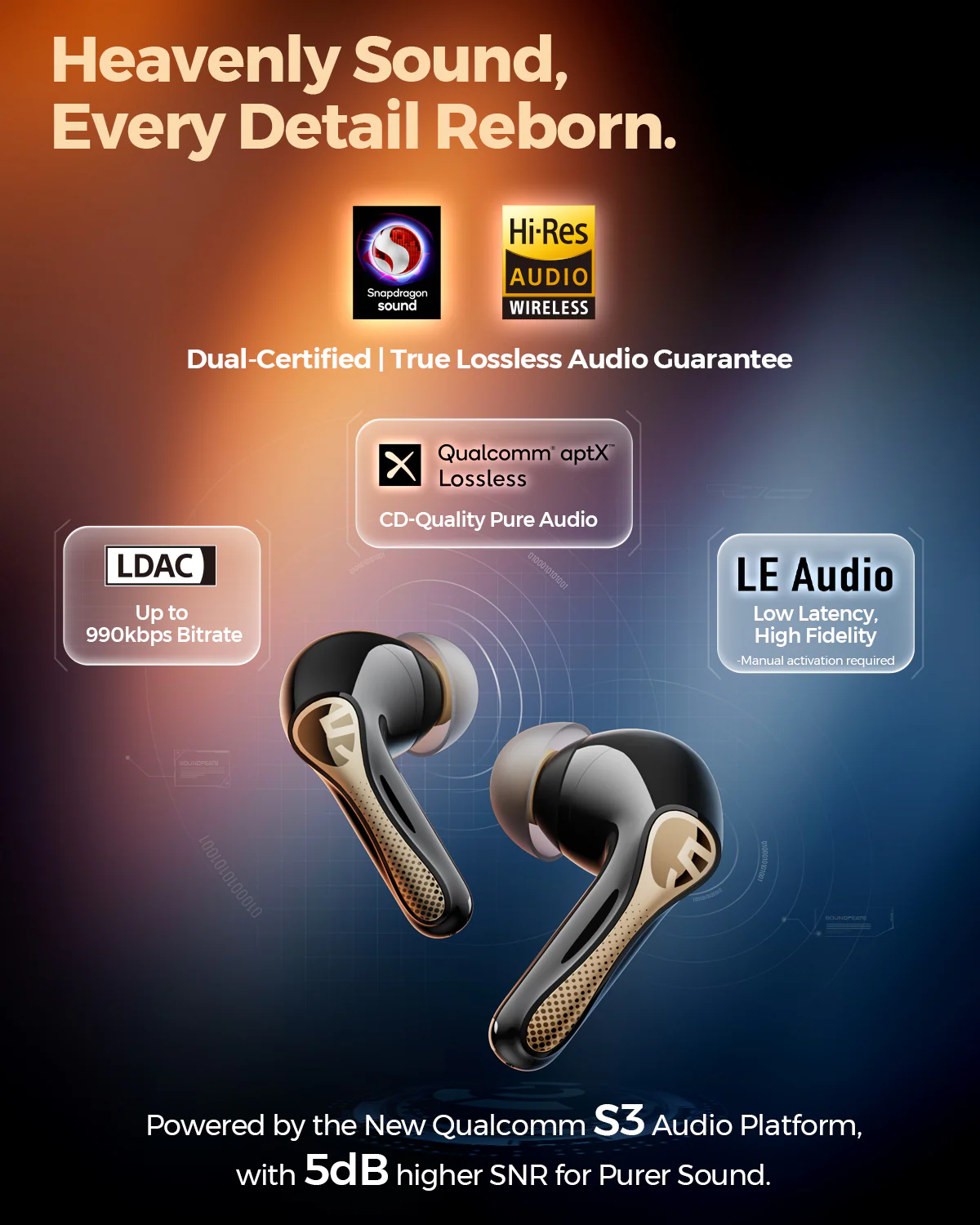 SoundPEATS TWS earbuds