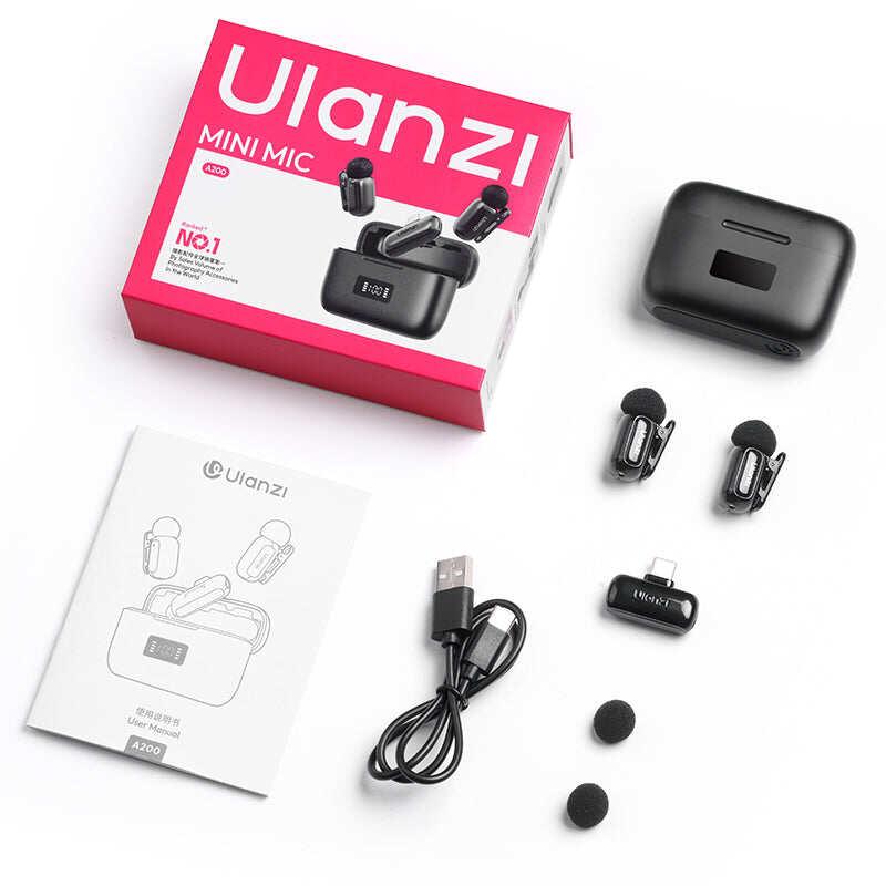 Ulanzi A200 Mini Wireless Clip-on Microphone for Phone price in bangladesh