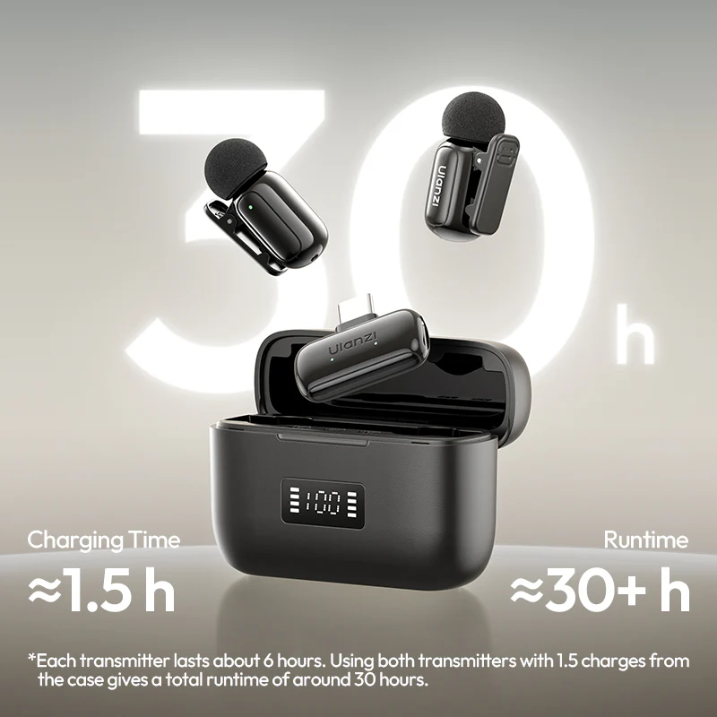 wireless clip-on microphone