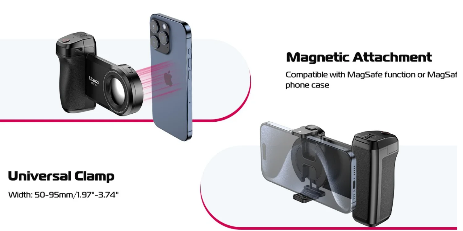 MagSafe camera grip
