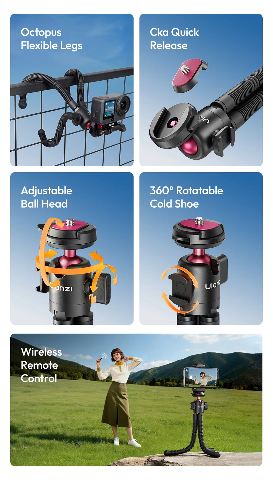 flexible octopus tripod