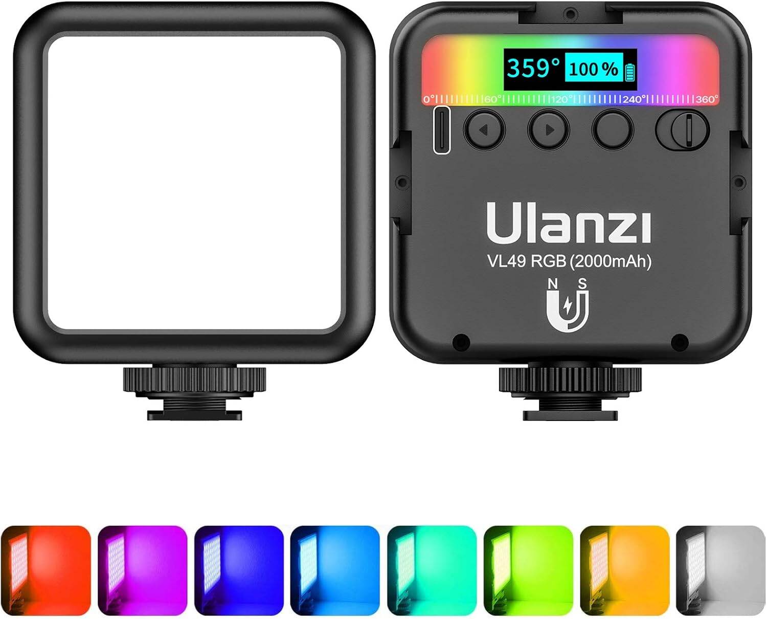 Ulanzi VL49 RGB Pocket LED Fill Light