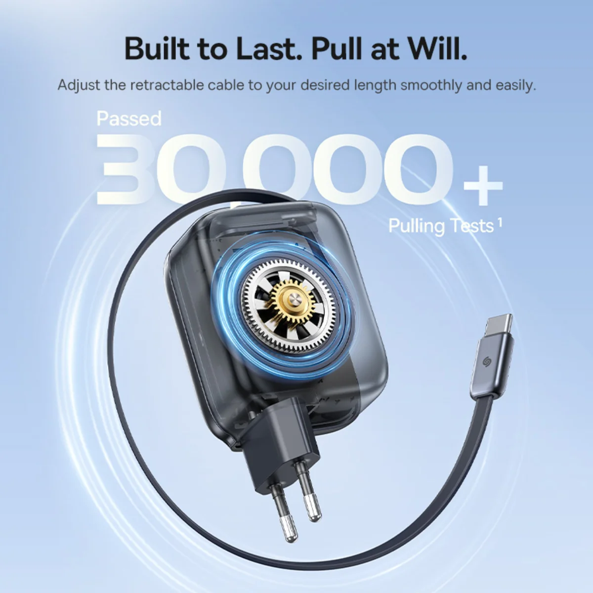 Baseus EnerCore CJ11 2C 45W Fast Charger with Retractable Cable
price