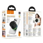 Hoco HC49 Shine magnetic Bluetooth speaker holder with smartphone mounted