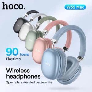 Side view of Hoco W35 Max ANC noise cancelling headphone