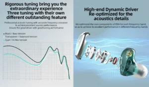 KZ EDA All 3 tuning In 1 Set Professional HiFi IEM price in bd