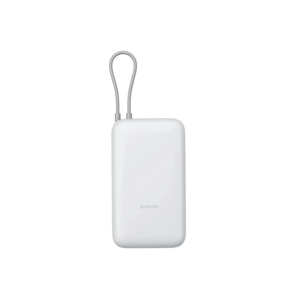Xiaomi-PB2020MI-20000mAh-22.5W-Power-Bank-White Person charging a smartphone using the Xiaomi PB2020MI 20000mAh portable power bank