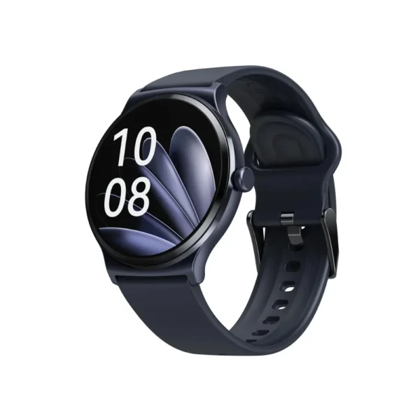 Haylou Solar Lite smartwatch showing circular HD display dial and sports band